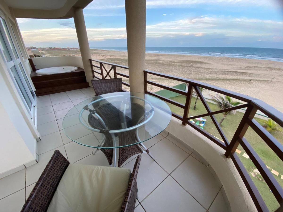 Beachfront Apt & Jacuzzi Taíba Exterior foto